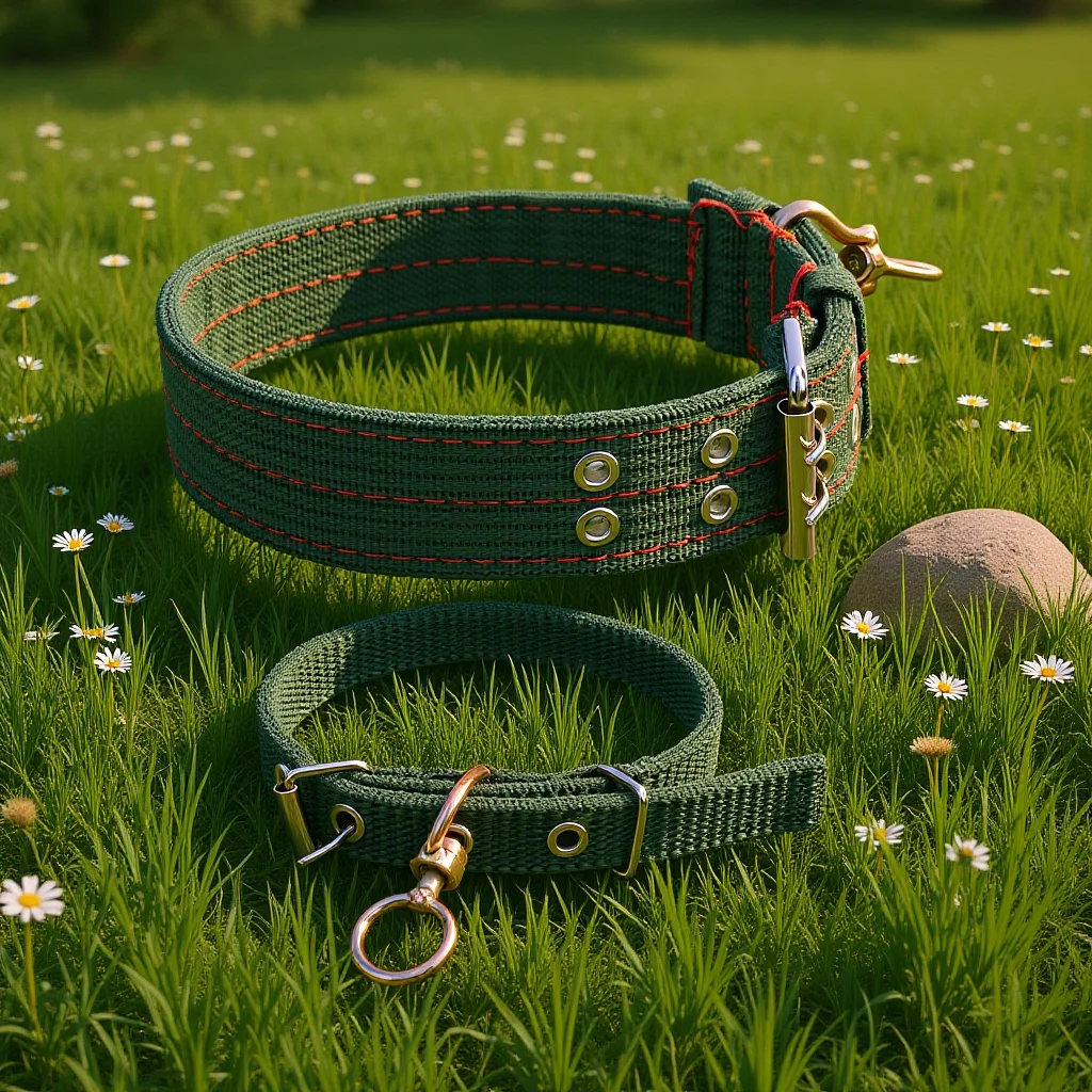 

2Pcs Canvas Sheep Collars Adjustable Safety Collars for Livestock Animals Dog Cattle Cow Outdoor Use Wear-Resistant Traction