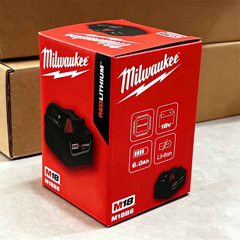 

6.0Ah 100% New Milwaukee M18 battery! Strong power, long endurance, fully compatible, never stop working!