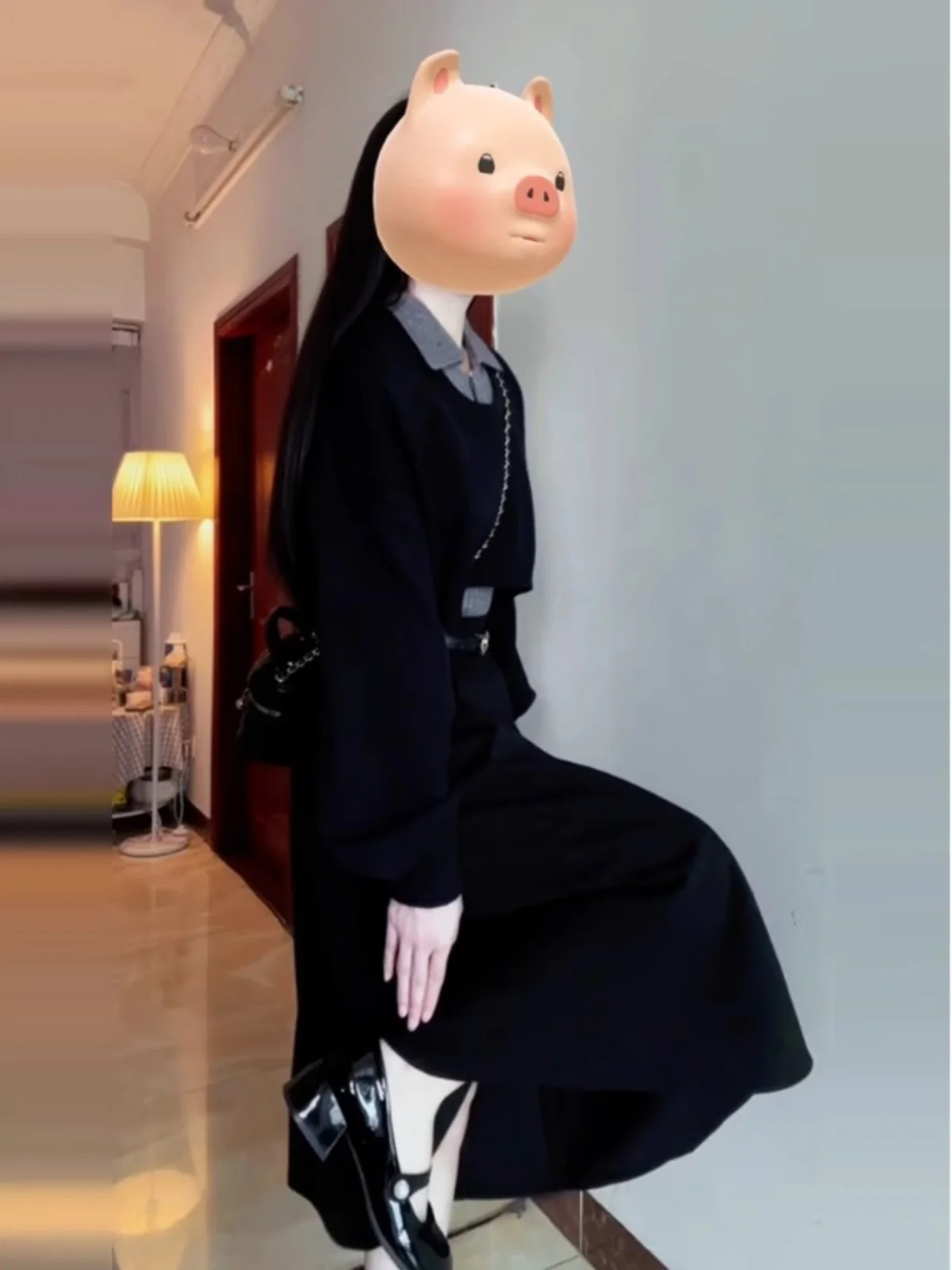 Faionable Korean Drama Inspired Set High-End Feel Top New Sle Streetwear Skirt Early Autumn Collection Ele Design