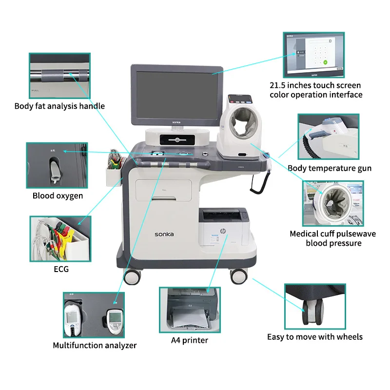 Bioimpedância Bioquímica Clínica Instrumentos Analíticos Totalmente Automáticos Analisador Químico