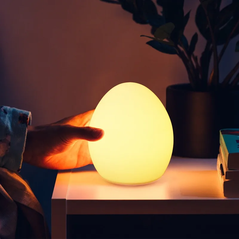 

Силиконовый ночник-губка: креативный, перезаряжаемый, атмосферный декор для детской спальни, безопасный для глаз настольный светильник