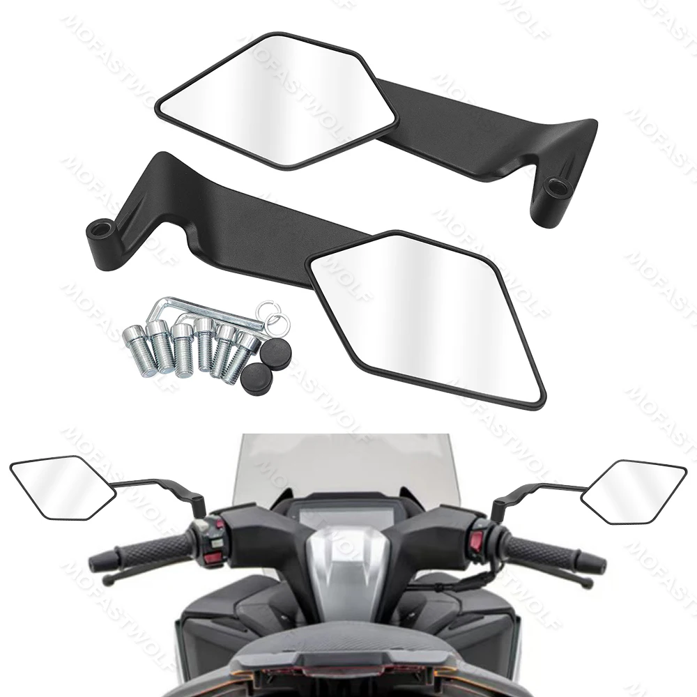 

Motorcycle Side View Mirror for Honda CB1000R CB650R CB650F CB500 CB300 CB200X CB125 Stealth Winglets Rearview Mirrors Kits