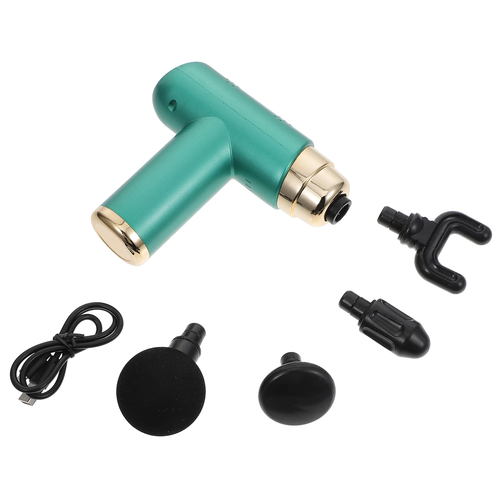 1 Set Mini Fascia Massager 6-Speed Adjustable Percussion Muscle For Body Recovery Portable Electric Massager Small