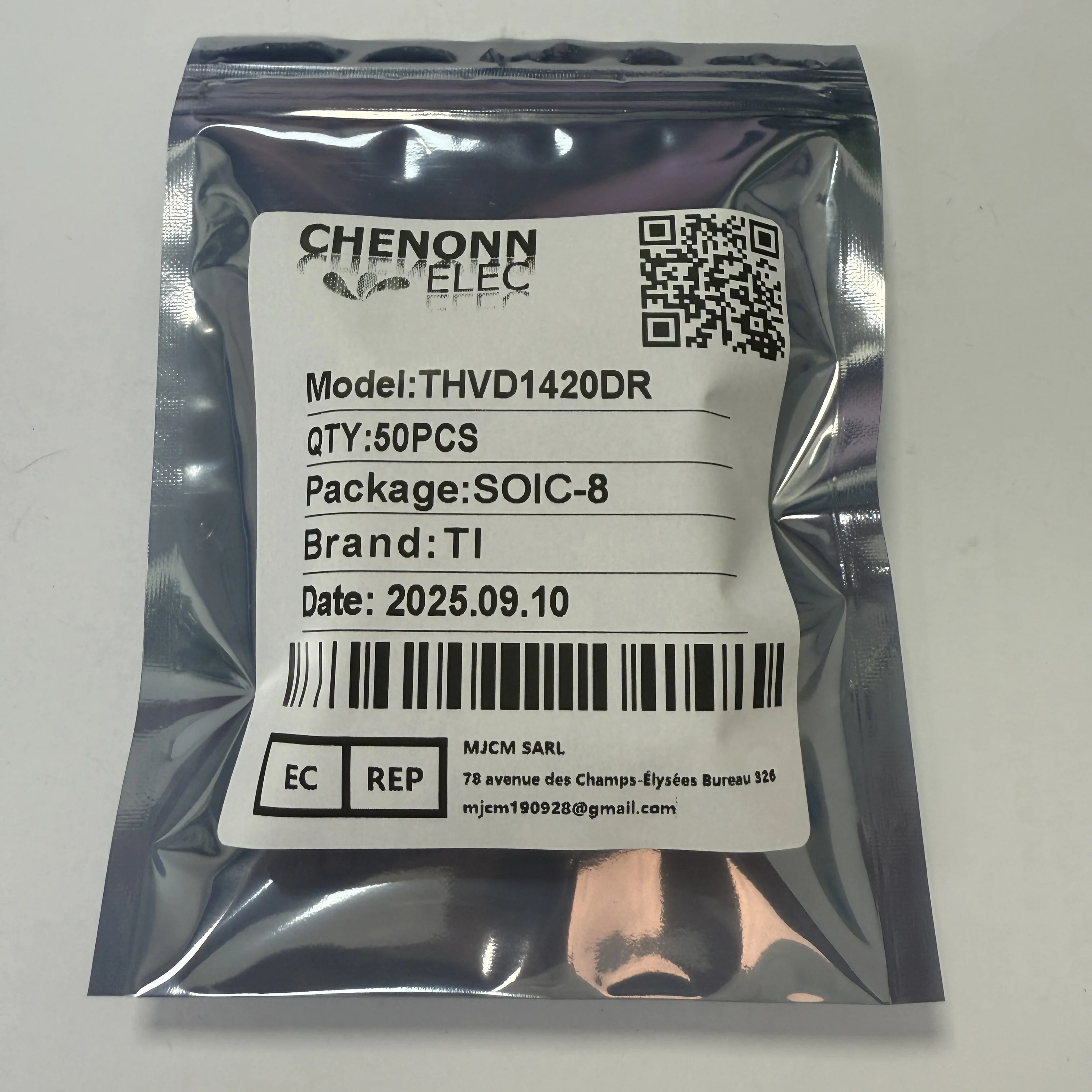 50PCS/LOT THVD1420DR (RS-485/RS-422 ICs)
