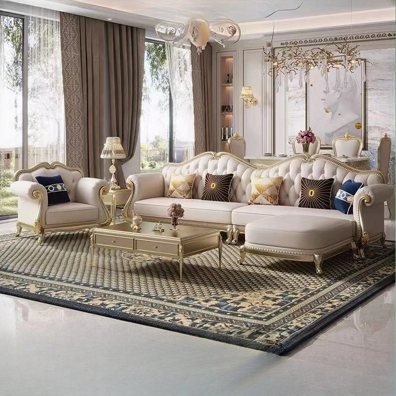

Nordic Minimalist Living Room Sofa Genuine Leather Sectional Luxury Living Room Sofa Relaxing Lounge Divano Home Accessories