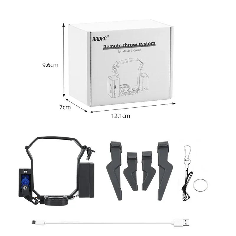 DJI 매빅 3/3 클래식 에어드롭 시스템, AIR 2, 2S 드론 투척기, 낚시 미끼, 결혼 반지 선물, 인명 구조 키트 전달