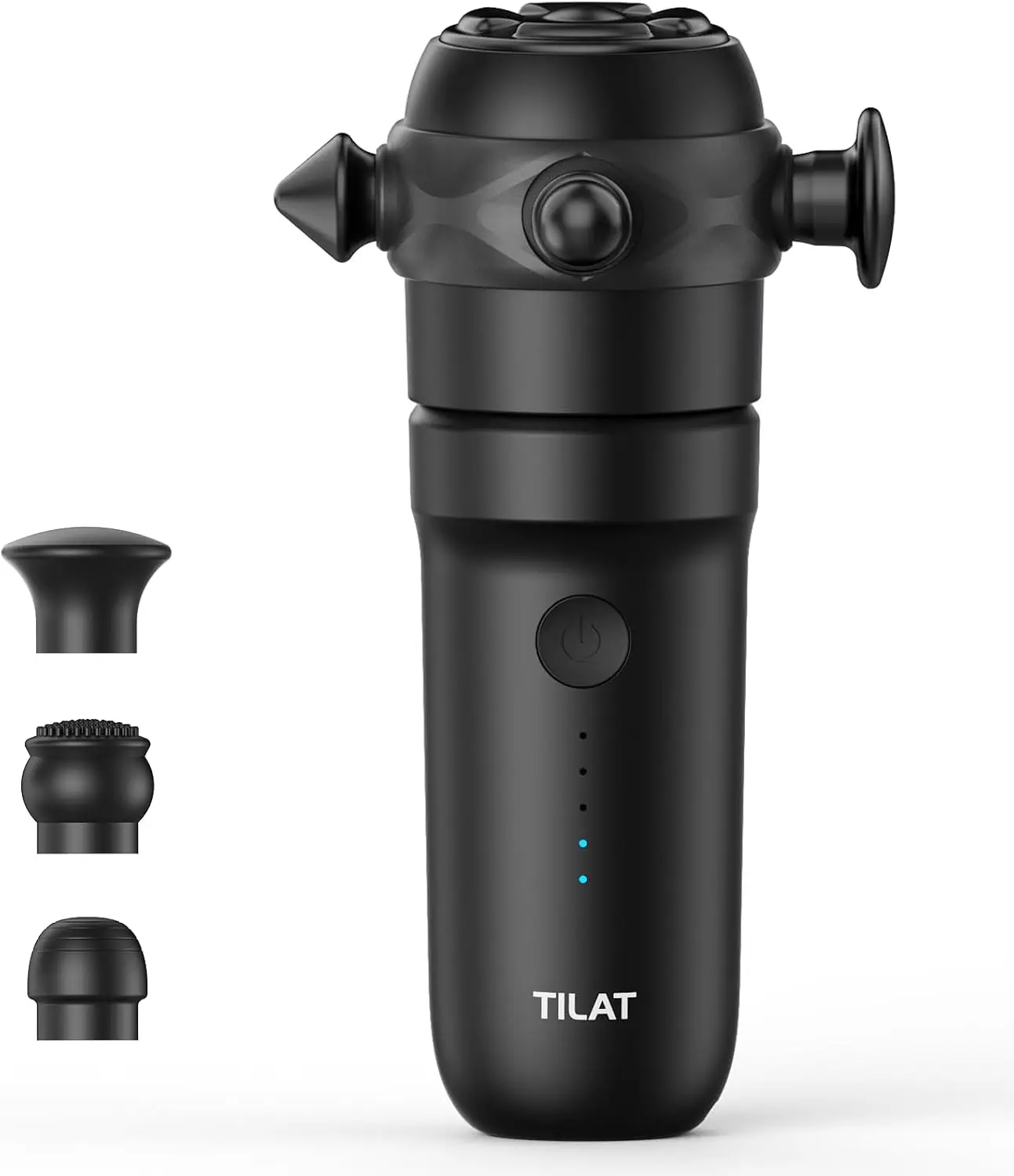 

Mini Massage Gun Deep Tissue, Cordless Handheld Muscle Massager for Back, Neck, Fascial Relief