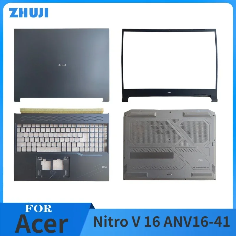 New For Acer Nitro V 16 ANV16-41;Replacemen Laptop Accessories Lcd Back Cover/Palmrest/Bottom With LOGO