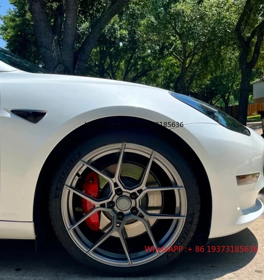 

New Design Monoblock Gloss Grey Aluminum Alloy Forged Wheel for Tesla Model 3 Performance