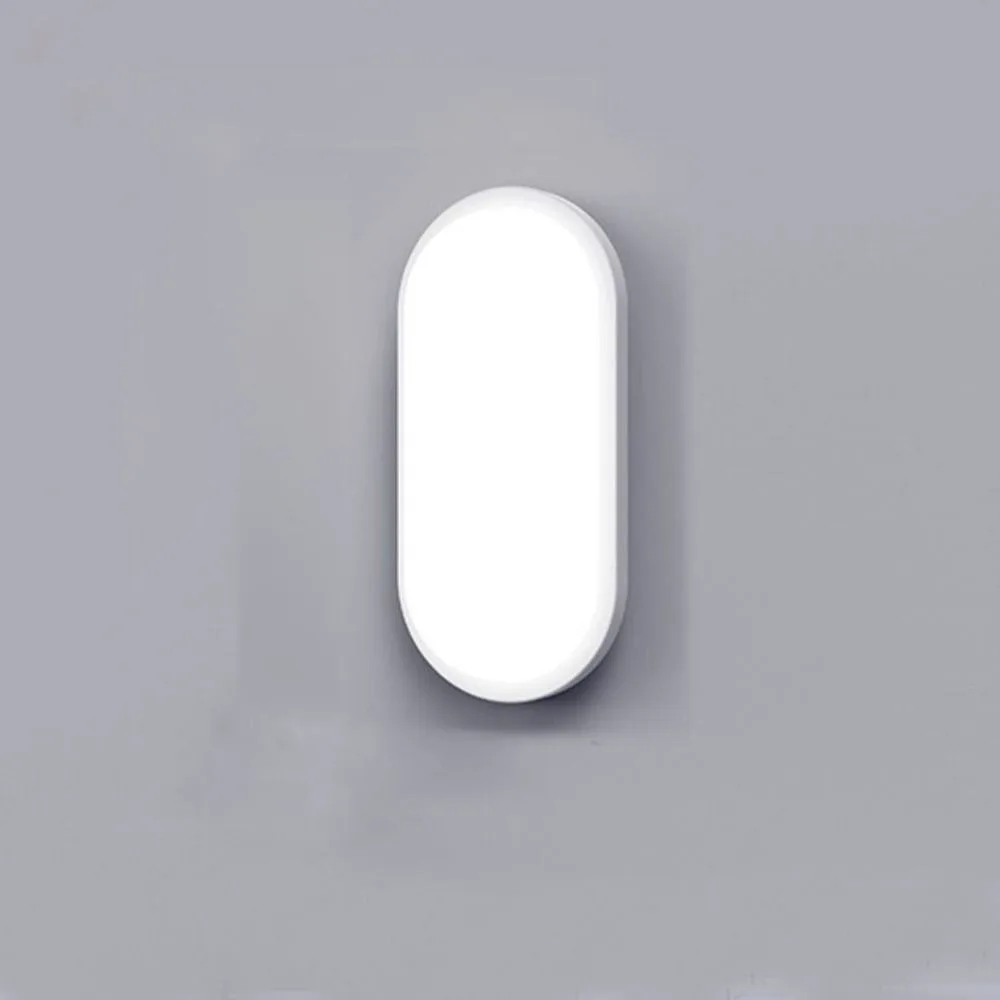 

Sconce Lighting Surface Mounted LED Wall Lamp Moistureproof Waterproof Ceiling Light Oval Modern Wall Mount Light Outdoor