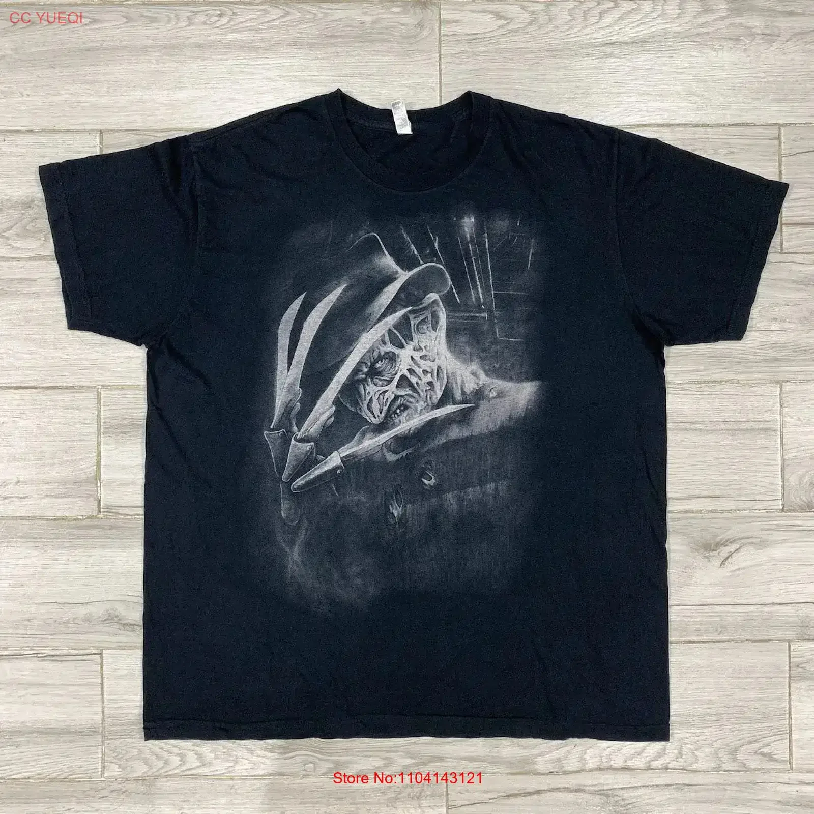 Camiseta de la película Pleasure Hand Monster Killer, estilo vintage de los 90, con arte desgastado, 105170, ropa de diseñador con efecto lavado, top para uso diario, moda