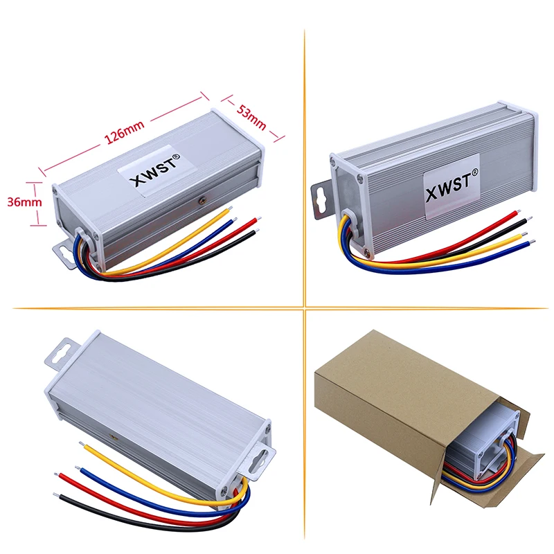 Factory Isolated DC DC Converter 42-90V 48V 60V 90V to 24V Transfomer Module 1- 21A Voltage Regulator Buck Power Supply CE RoHS