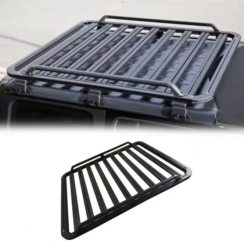 JK JL 2/4 Door Aluminum Cargo Carrier Roof Rack for jeep Wrangler