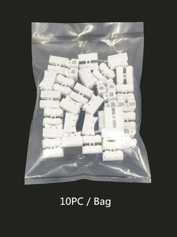 10Pcs Connector CH2 2Pins 3Pins  Electrical Cable CH2 wire Quick Splice Lock Wire Terminals Set 20x17.5x13.5mm Russia Low Price image 5