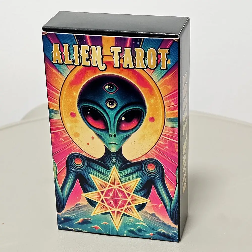 

Alien Tarot Cards 78 Pcs Tarot Cards Based on Rider Waite System 10.3*6cm