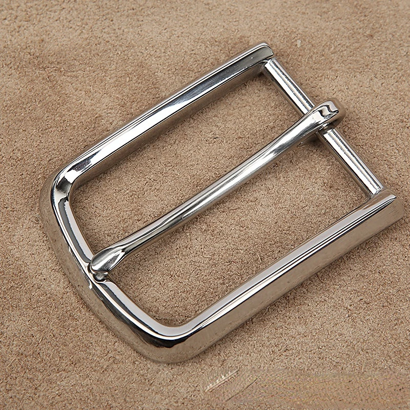 DIY Stainless Steel Belt Buckle Men\'s Casual Leather Craft Hardware Metal Pin Belt Buckle Sewing Fashion Jeans Accessories