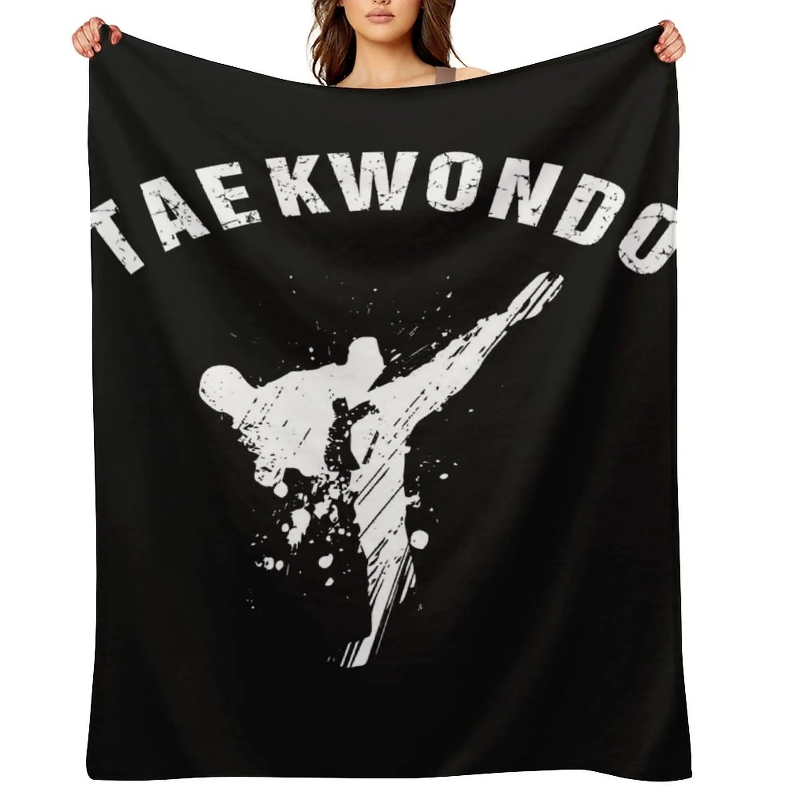 

Taekwondo  Throw Blanket Moving Thermal Nap Luxury Throw Blankets