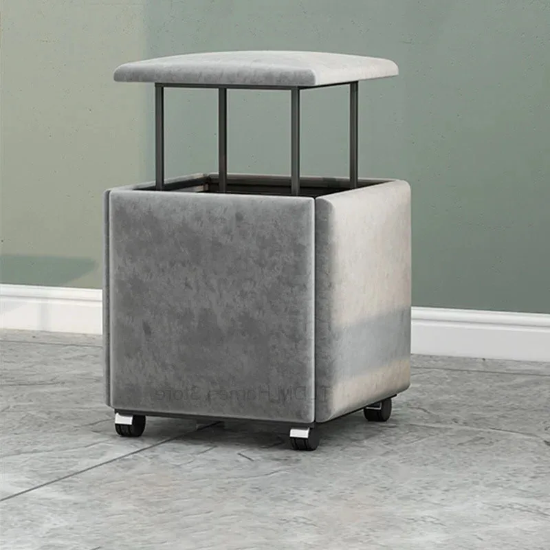 Step Nordic 5 in 1 Room Combination Stool Creative Stackable Sofa Stools Living Stool Shoe Changing Stool Bedroom Vanity Chair