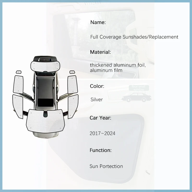 For Jeep Compass Accessories MP 552 2017-2024 Car Sun Visors Covers Auto Anti-UV Sunscreen Windows Sunshades Covers Sun Blinds