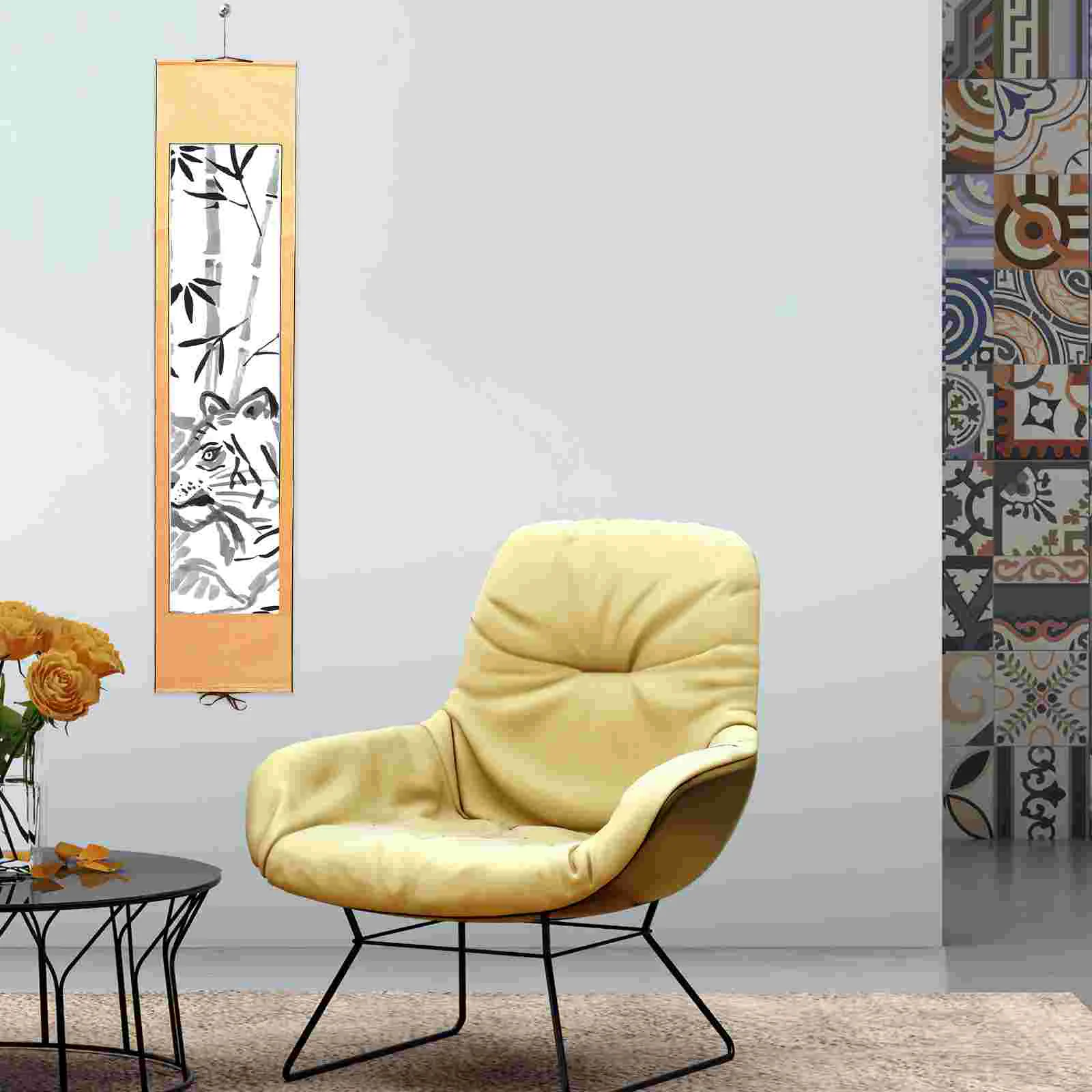 

Пустая рисовая бумага, Свиток, японская Суми, рисование, подвесная каллиграфия, монтажные чернила для ребенка