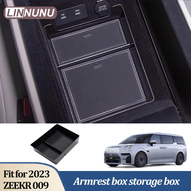 Linnunu-Special Car Armrest Storage Box, controle central, carro suprimentos, acessórios de modificação, apto para Zeekr 009, 2023