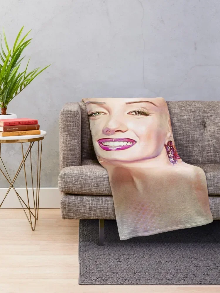 Marilyn Monroe Throw Blanket Fluffys Large Hairy Blankets