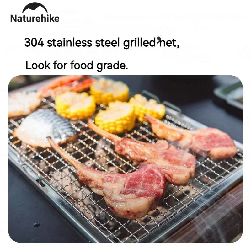 Naturehike Grill na węgiel drzewny Grill Piec na drewno opałowe Podgrzewacz Firepit Camping Naczynia kuchenne IGT Akcesoria stołowe Przenośna stal