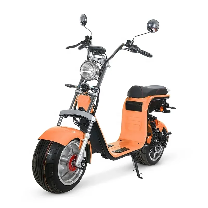 Venta al por mayor motocicleta eléctrica barata de 1500W 2000W para adultos con rueda de aleación de 10 "pulgadas