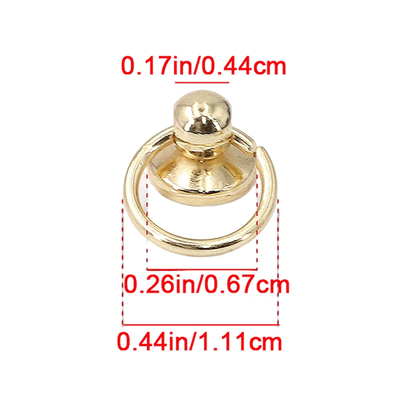 10pcs New Pure Copper Bag Zipper Transform Buckles Accessories DIY Handbag Repair Kit Replace Chain Buckle Adjust Parts Hardware