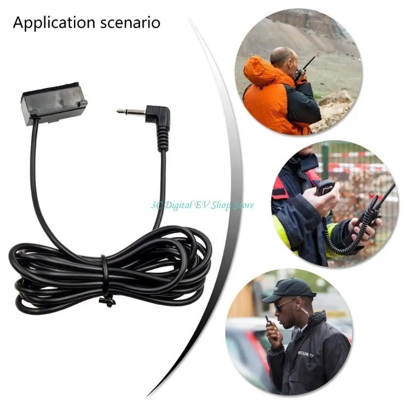 E74D Für Freisprechen Anruf Sprachkommunikation Hohe Empfindlichkeit Fahrzeug Navigation Radio Stereo Mikrofon 300 Kabel Port – Detail 5