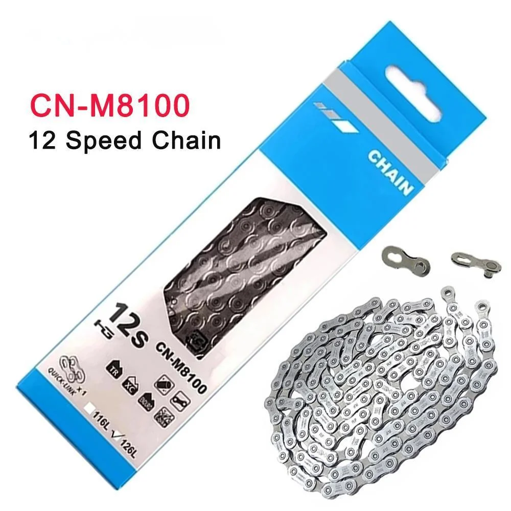 Shimano Deore SLX 12-speed Chain CN M7100/M8100 with Quick-Link M7100 Chain Mountain Bike Bicycle Chain CN-M7100 126L Box