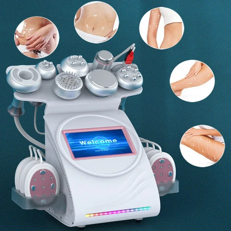 

RF Tool 80K Cavitation Ultrasonic Body Slimming Machine Multi-Polar Radio Frequency Anti-Wrinkle Rejuvenation Skin Lift Tighten