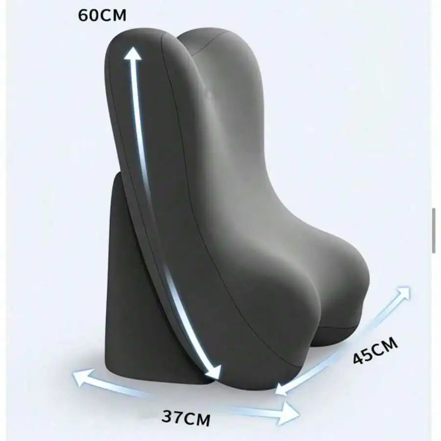 Luxury Reading Pillow For Bed - Backrest Cushion For Sitting Up In Bed, Sofa Ergonomic Support For Reading, Watching TV, Gaming