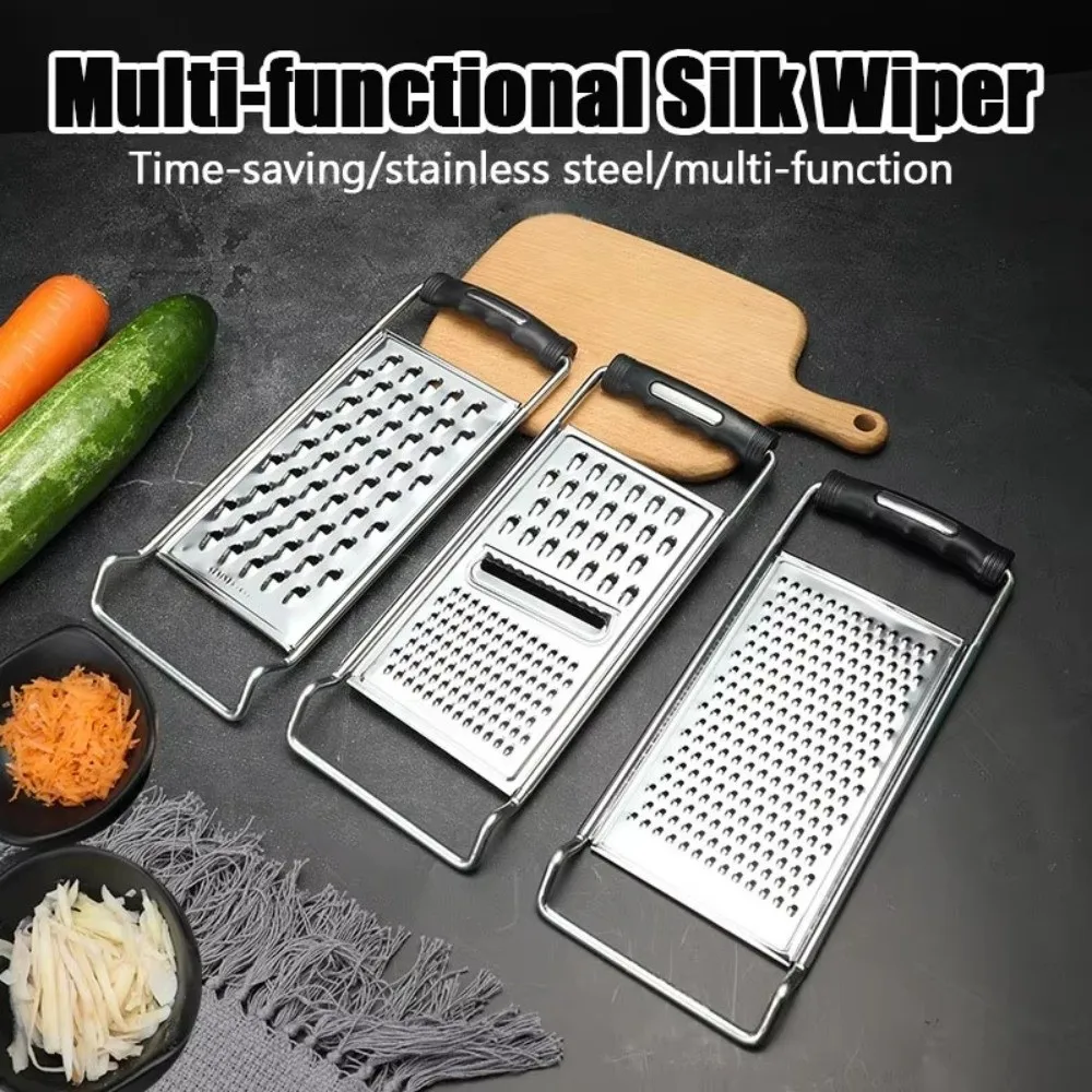 High Quality Multi Functional Wire Planer Stainless Steel Durable Ginger Grater with Handle Vegetable Slicer Kitchen Use