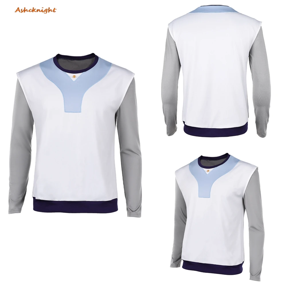 

TV ST 5 Lucas Sinclair Grey Blue Top Cloth Men Adult Party Disguise Male Roleplay Male Halloween Costume Carnival Outfits Suit