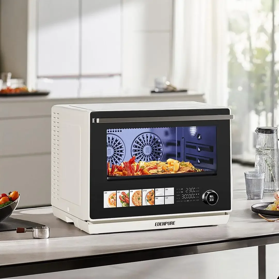 

X1 220V 900W 25L Steamed Roasted 4-in-one Microwave Oven All-in-One Oven