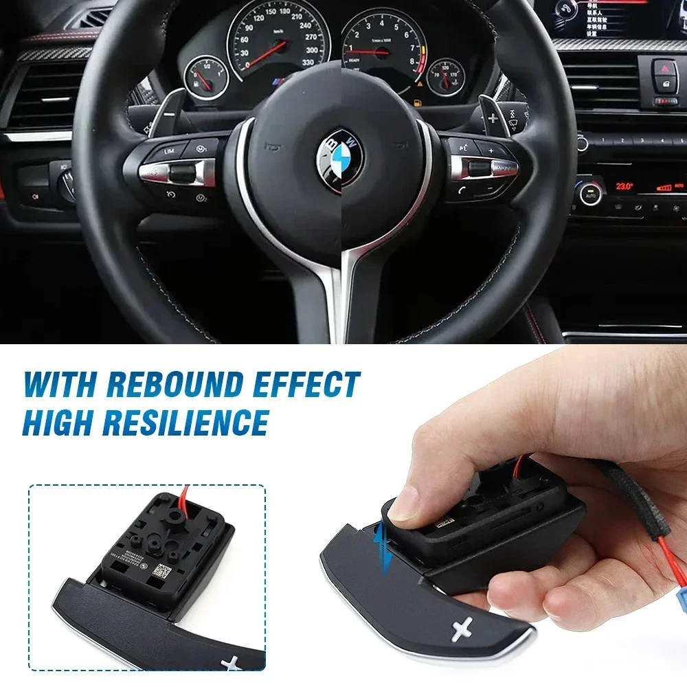 Car Steering Wheel Shifter Paddle For BMW F30 F10 F11 F15 F16 F20 F22 F25 F26 F32 F48 F01 1 2 3 4 5 7 X1 X2 X3 X4 X5 Series