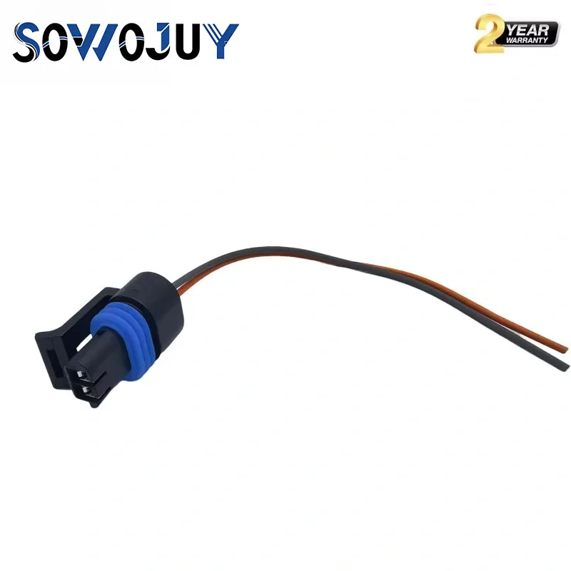 12101899 Coolant Temperature Sensor Connector Plug Pigtail PT109 For Chevy Silverado GMC Sierra Cadillac Buick 2Pin Wire Harness