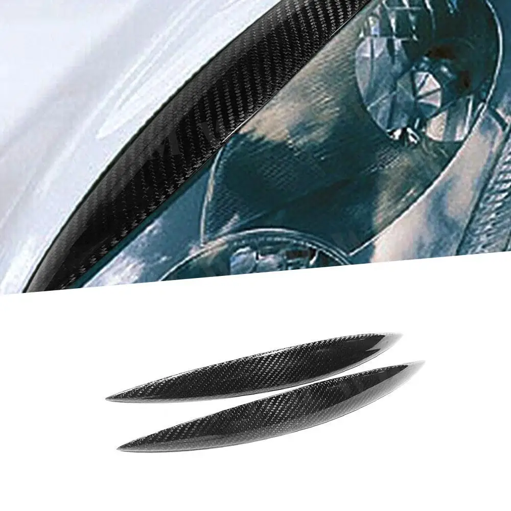 

Для Infiniti G35 V35 2002-2007 углеродное волокно автомобильные фары брови крышка FRP черные основы передняя лампа палка веки Bodykit