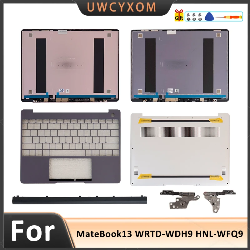 

New Original For MateBook13 WRTD-WDH9 HNL-WFQ9 LCD Back Cover Bezel Hinges Palmrest Bottom Case
