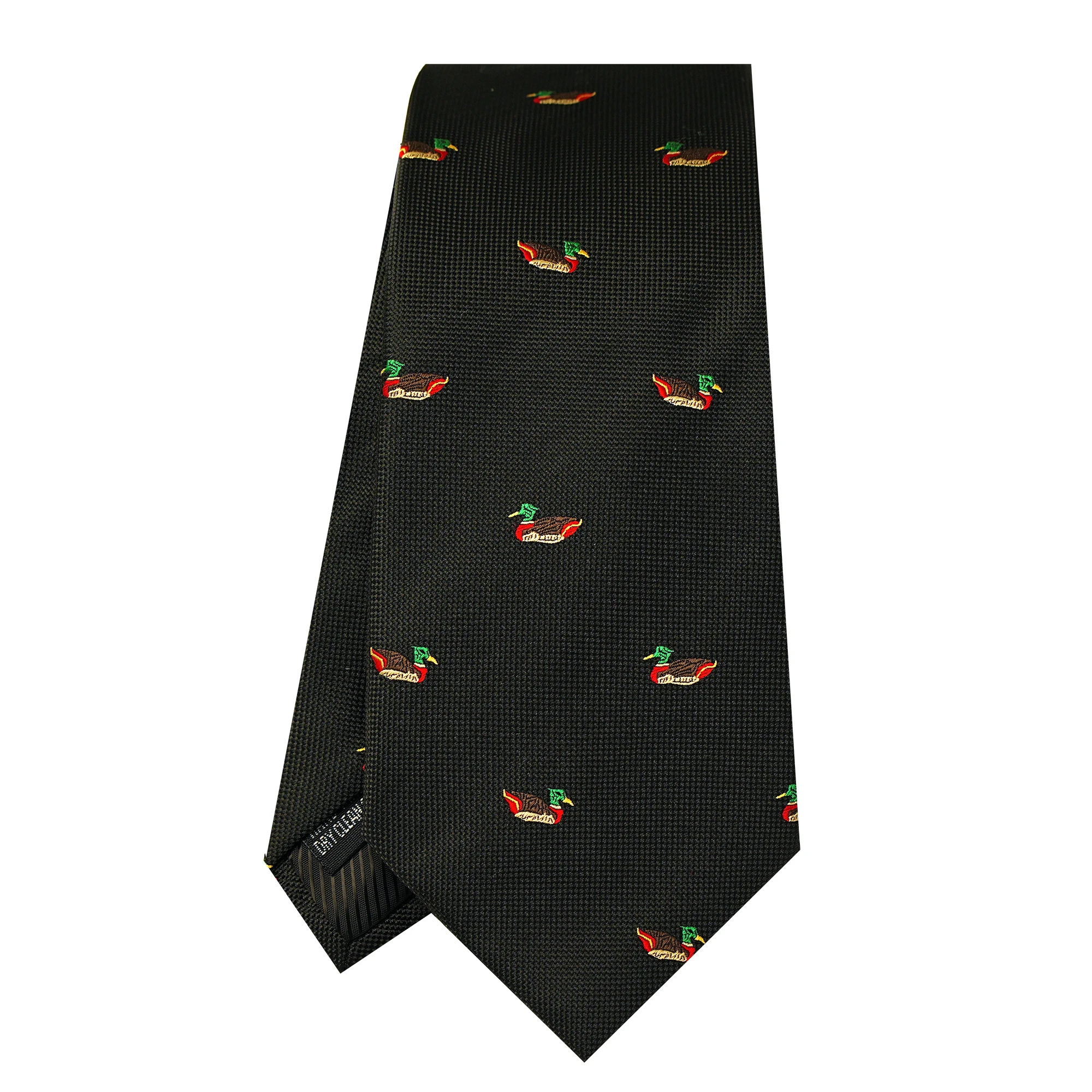 Men's 8-cm Solid-Color Jacquard Tie with Small Floral and Animal Patterns Pigeon Makes a Great Gift and Is Per Gift Tie