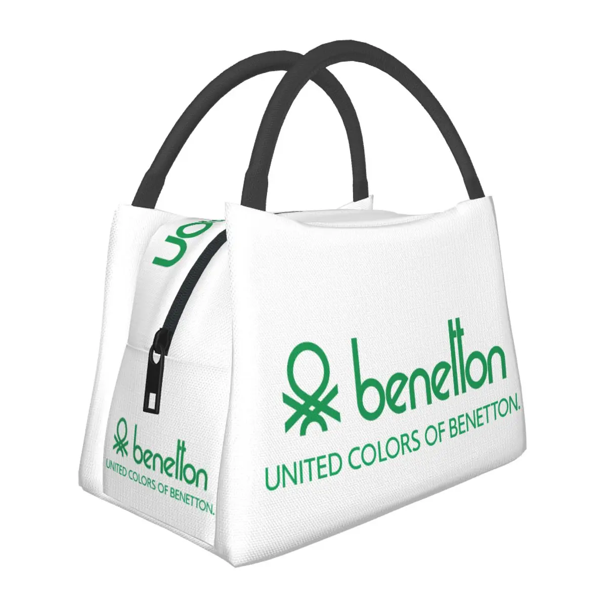 United Colors Of Benetton Lunch Bags Insulated Bento Box Lunch Tote Picnic Bags Cooler Thermal Bag for Woman Student Travel