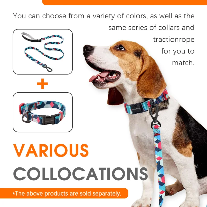 Dog Collar Adjustable Soft Nylon Pet Collar Heavy Duty With Metal Buckle For Small Medium Large Dogs Walking Outdoor