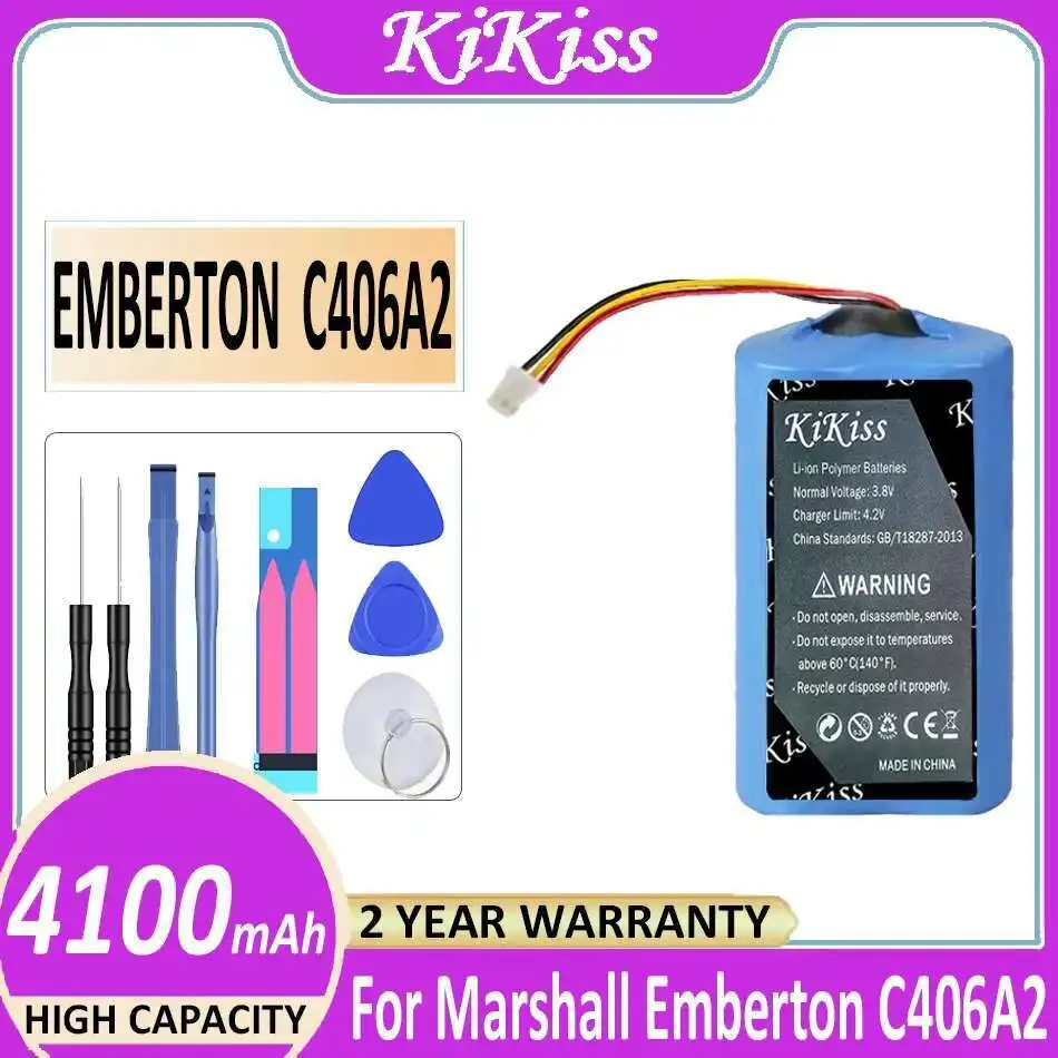 

4100Mah For Marshall Emberton C406A2 Reliable Power Portable Speaker Battery High-Capacity