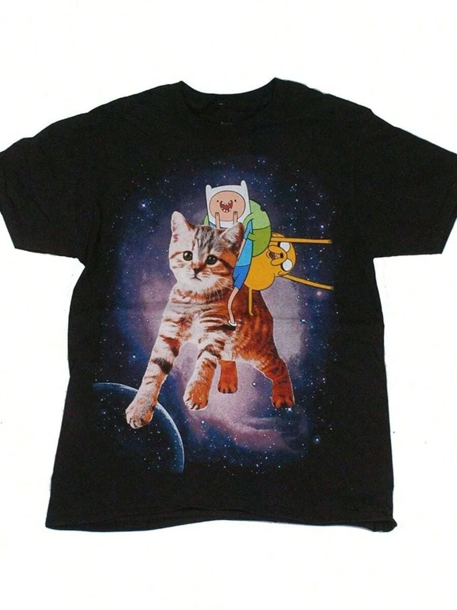 

Men T-shirt Fashion man clothes Comfortable Fashionable Black for All Seasons Unisex Printe Breathable harajuku COTTON Quick Dry