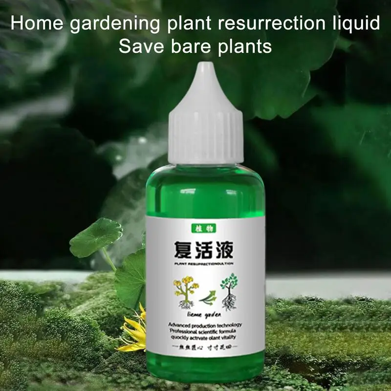 50ml Plants Resurrection Liquid Outdoor Soil Growing Plant Food Fertilizing Liquid Concentrate Promotes Robust Growth