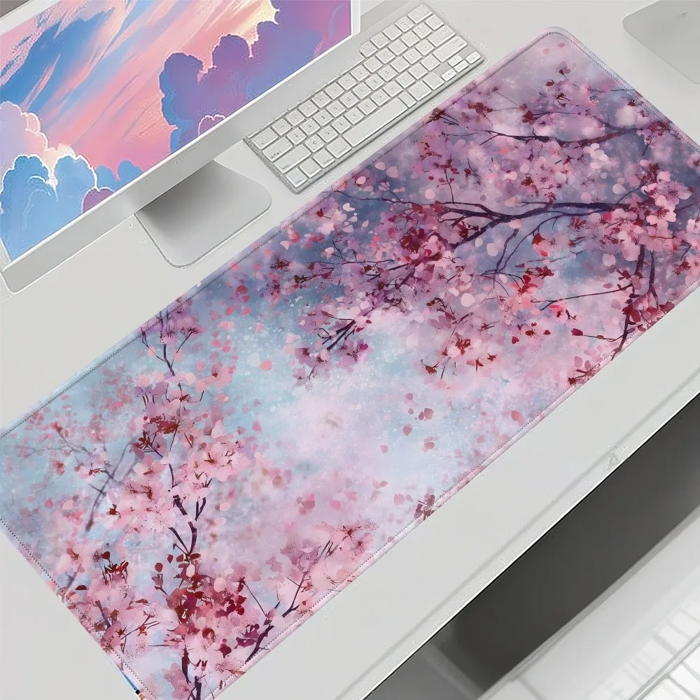 Chinese romantic style,pink romantic and beautiful plum blossom pattern,office desk accessory,suitable for office decoration pad