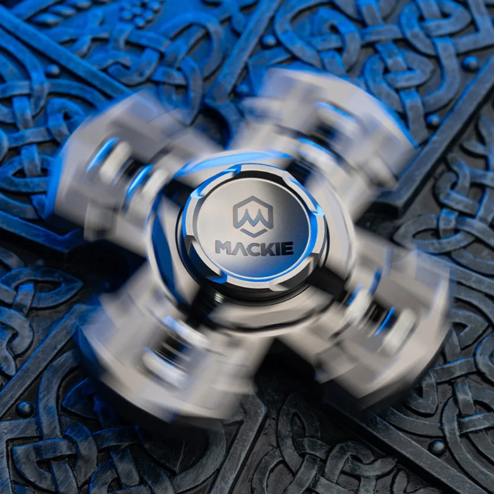 MACKIE EDC PALADIN Fidget Spinner High Speed Original Designs Angstlinderung Gadgets Metall Fidget Toy Multi-Blade Fidget Spinner