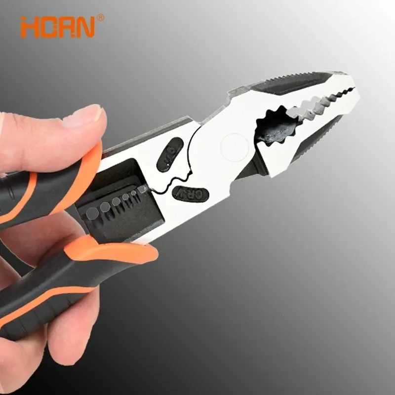 Horn 9 Inch Wire Pliers Sharp Large Opening Stripping Pliers Industrial Grade Multifunctional Hardware Manual Tools