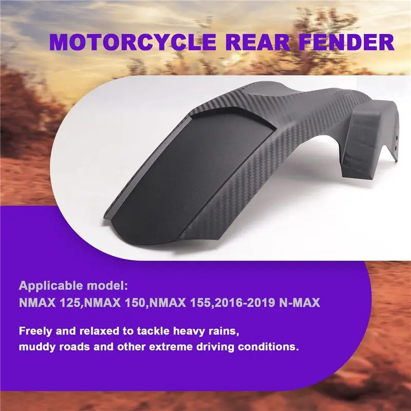 Motorcycle Rear Fender For NMAX 125 NMAX 150 NMAX 155 2016-2019 N-MAX Rear Mudguard Tire Hugger Splash Guard